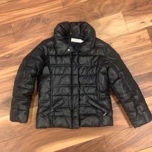 Geox girls size 6 winter jacket black